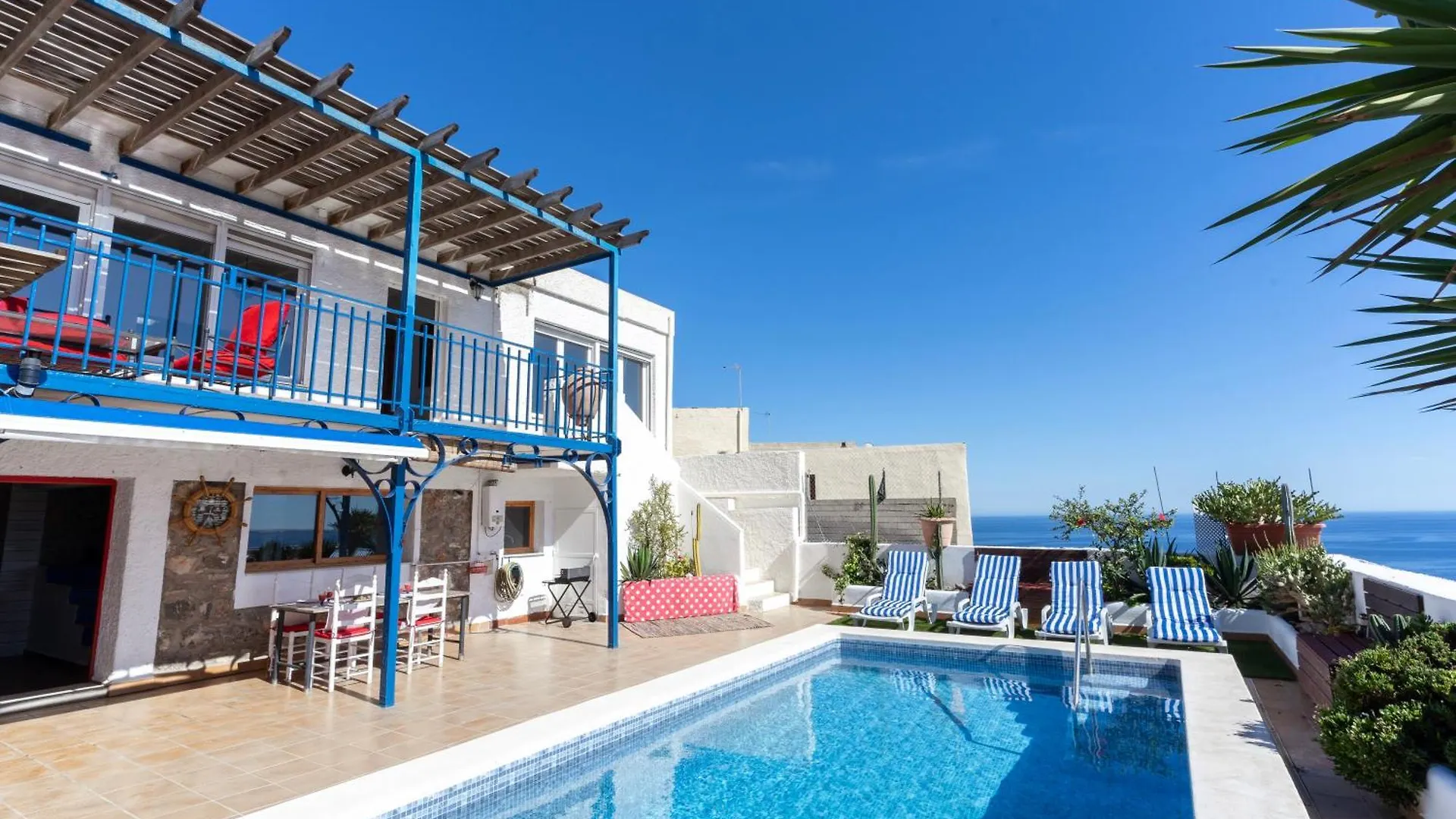 アルメリア Blue House I Pool I Art I Bbq I Peace I Relaxヴィラ